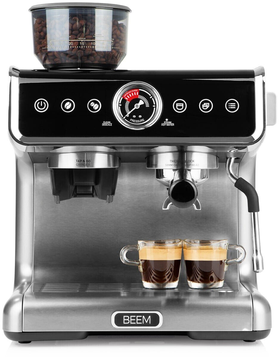 اسپرسو ساز بیم آلمان مدل Beem Espresso Grind Profession - ظرفیت 2.8 لیتر - با طراحی حرفه ای و قدرتمند و دارای آسیاب قهوه داخلی